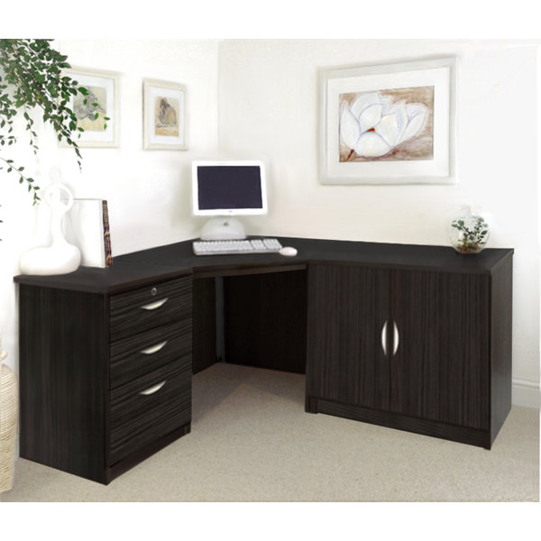 Ebern Designs Corner Executive Desk & Reviews Wayfair.co.uk